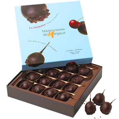 Cherry with dark chocolate and Armagnac