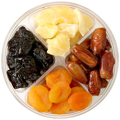 Four Section Dried Fruit Platter