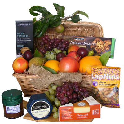 Fruit & Cheese Gift Basket