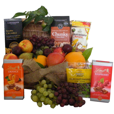 Fruit & Coffee Gift Basket