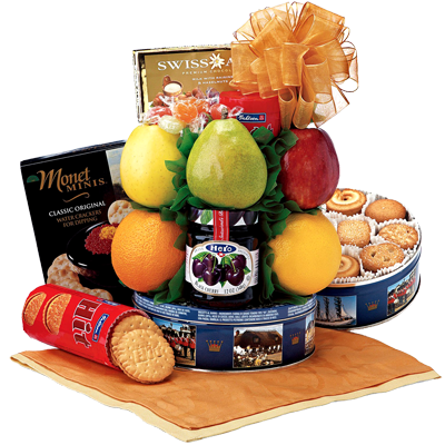 Cookie Carnival Fruit Gift Basket